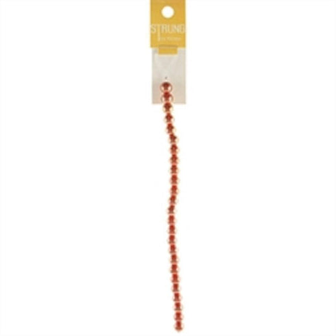 AussieSuperStore Jewellery Making Supplies Glass Pearl Look Coral AB Strung Beads Glass Pearl Look Coral AB Strung Beads | Jewellery Making Beads | Jewellery Making Supplies 9323823200169 BBS18005